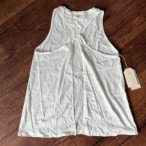 NEW with tags Maaji racer back open tank top flowy boho fitness workout yoga